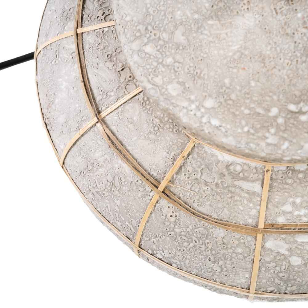 KITHIRA TABLE LAMP | NATURAL + CONCRETE