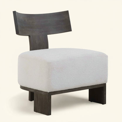 KLISMOS ACCENT CHAIR: DARK WALNUT