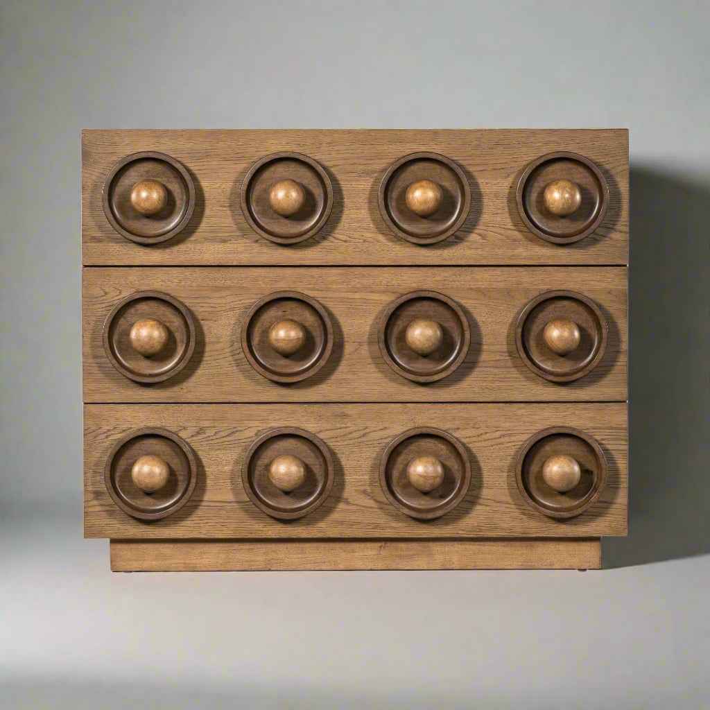 KNOBBS THREE-DRAWER CHEST