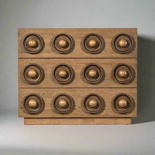 KNOBBS THREE-DRAWER CHEST