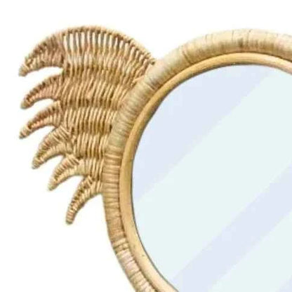 KOALA WALL MIRROR | NATURAL RATTAN