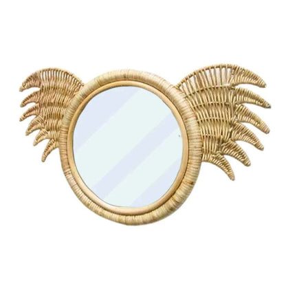KOALA WALL MIRROR | NATURAL RATTAN