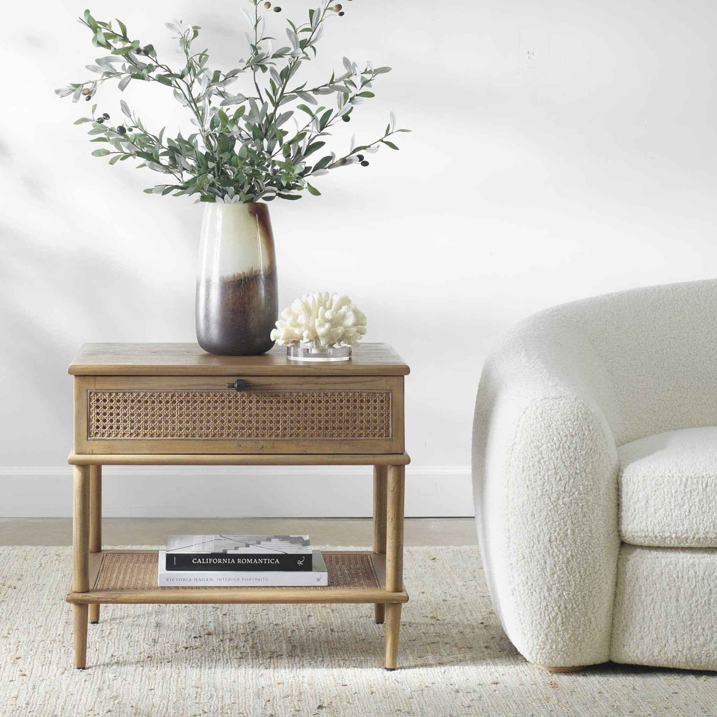 KONA RATTAN END TABLE