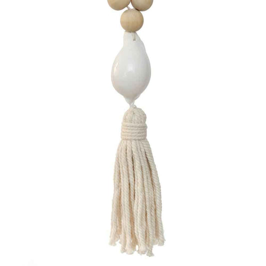 Kubu Necklace | Natural + White