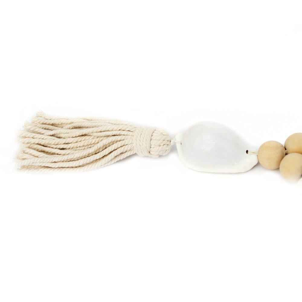 Kubu Necklace | Natural + White