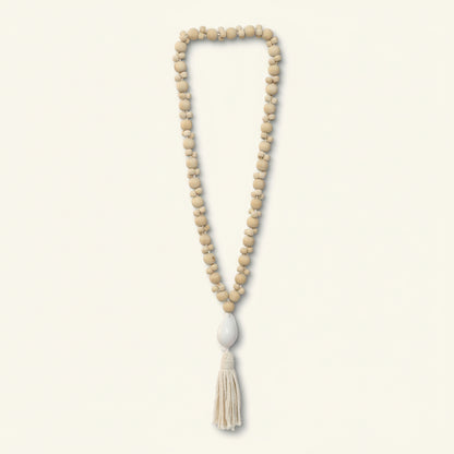 Kubu Necklace | Natural + White - Green Design Gallery