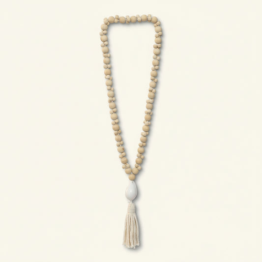 Kubu Necklace | Natural + White - Green Design Gallery