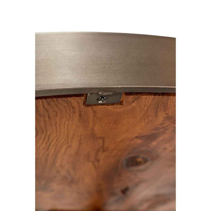 KULLEN TEAK + STEEL COFFEE TABLE