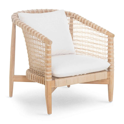 KUNA NATURAL TEAK OUTDOOR ARM CHAIR
