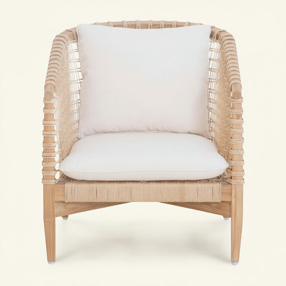 KUNA NATURAL TEAK OUTDOOR ARM CHAIR
