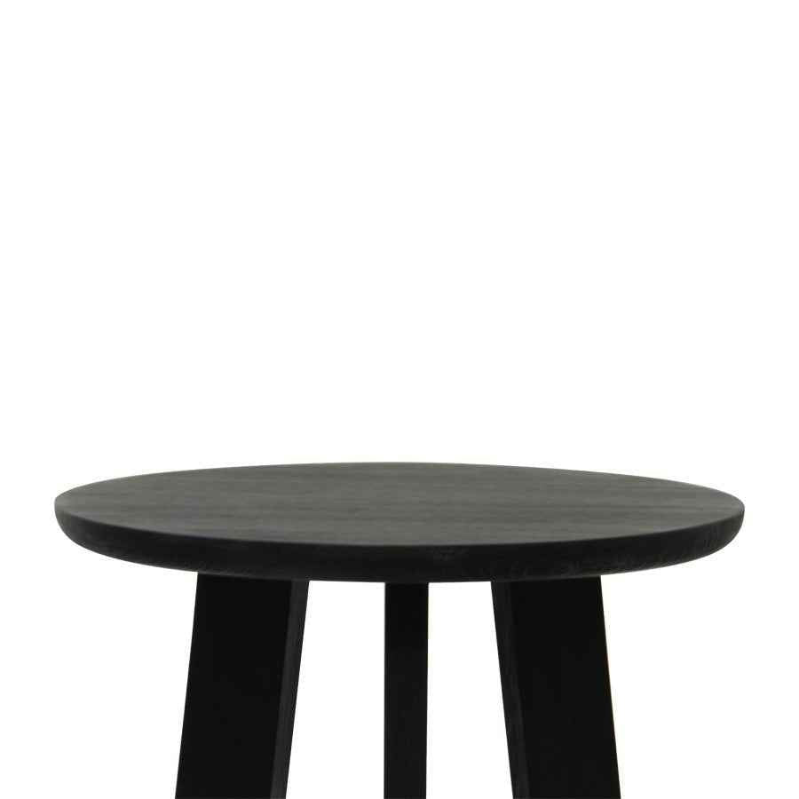 LACHY SIDE TABLE / CHARCOAL OAK