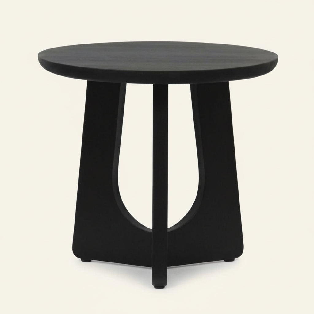 LACHY SIDE TABLE / CHARCOAL OAK