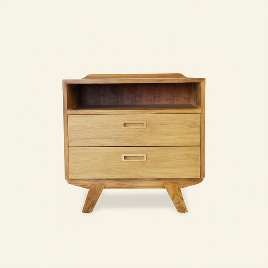 LARCTIC (BED)SIDE TABLE | NATURAL TEAK