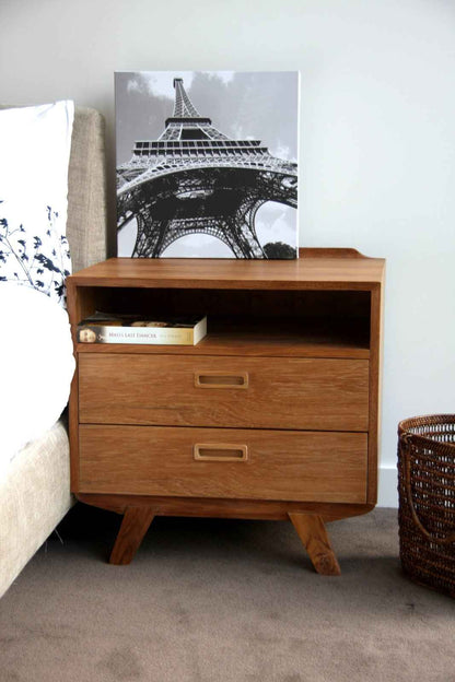LARCTIC (BED)SIDE TABLE | NATURAL TEAK