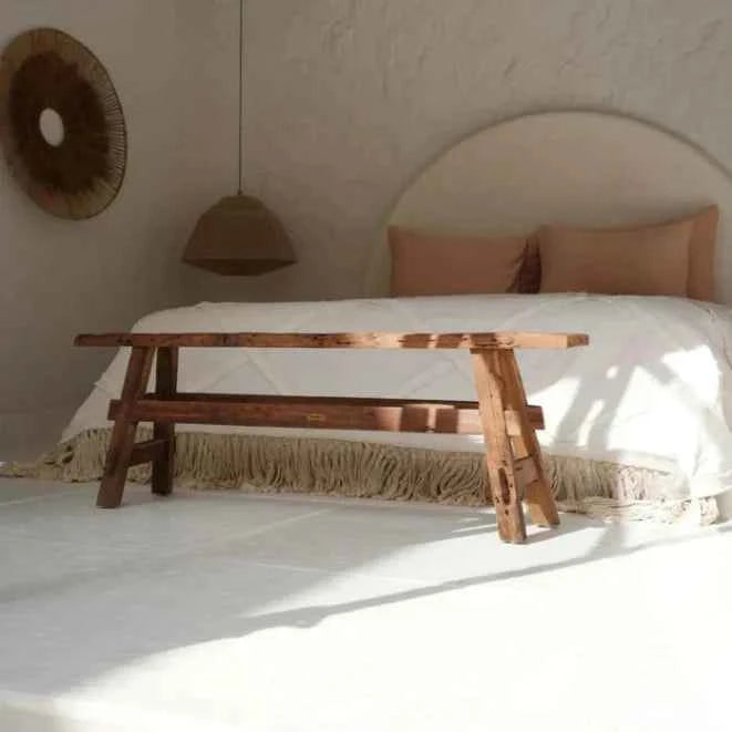 BEAUTEOUS RUSTIC BENCH | NATURAL | IN-OUTDOORS