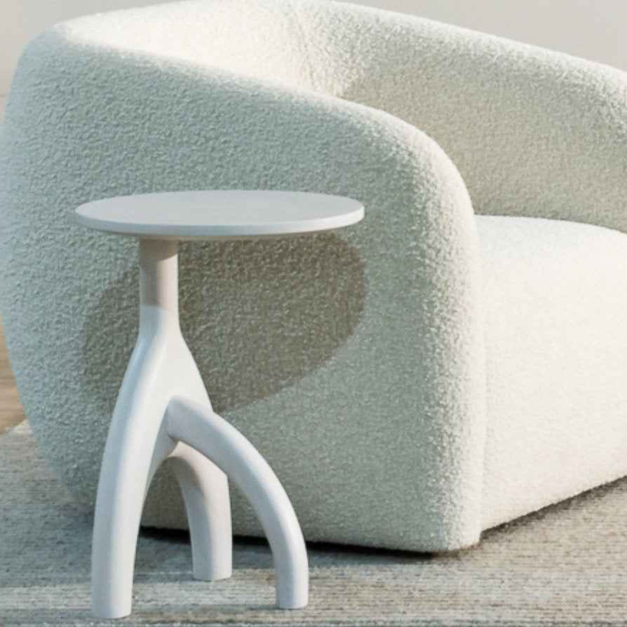 LINA SIDE TABLE | WHITE