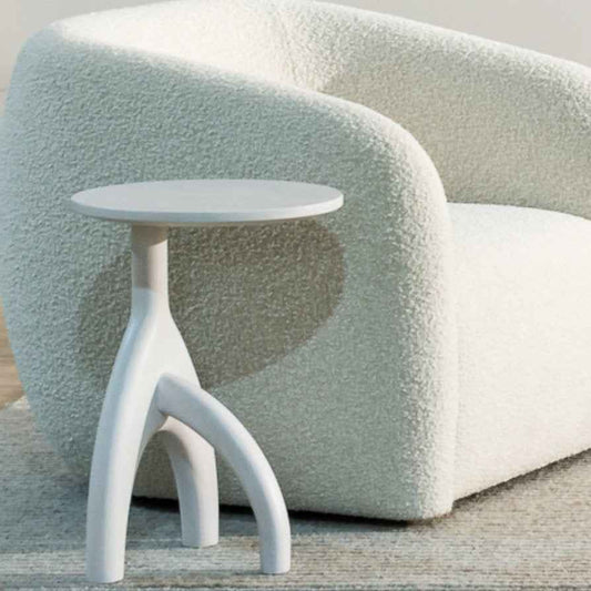 LINA SIDE TABLE | WHITE