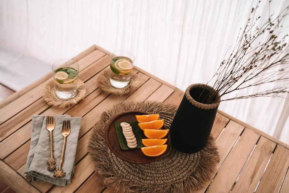 LINEN TABLECLOTH + NAPKINS | NATURAL | 180 X 300 CM