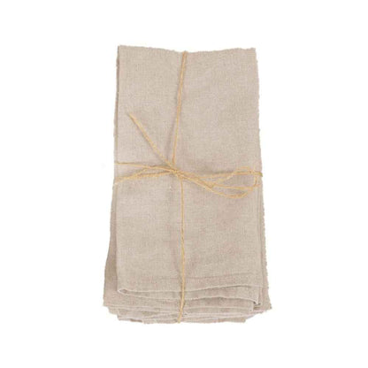 LINEN TABLECLOTH + NAPKINS | NATURAL | 180 X 300 CM