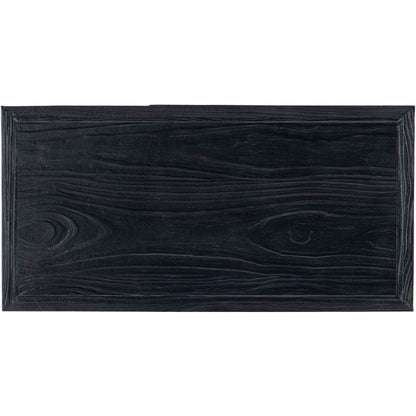 LINVILLE FALLS SHOU SUGI BAN TWO DRAWER NIGHTSTAND