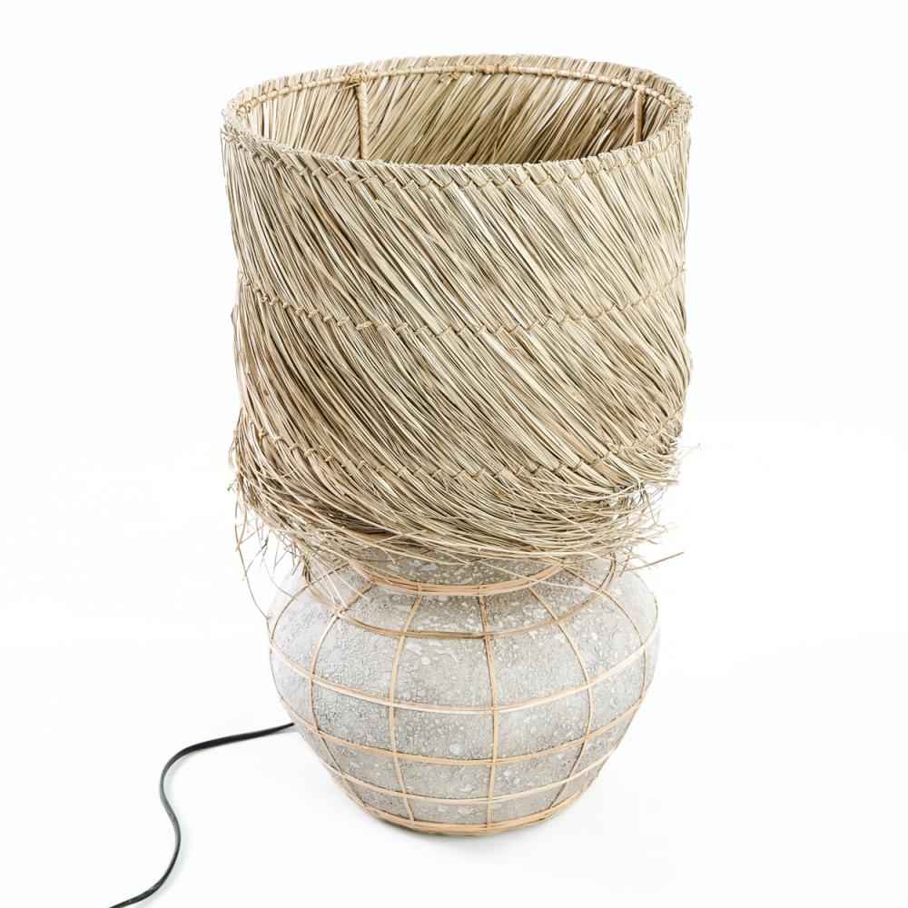LIPSI TABLE LAMP | NATURAL + CONCRETE