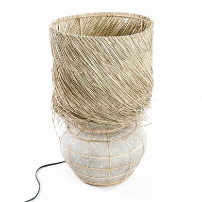 LIPSI TABLE LAMP | NATURAL + CONCRETE