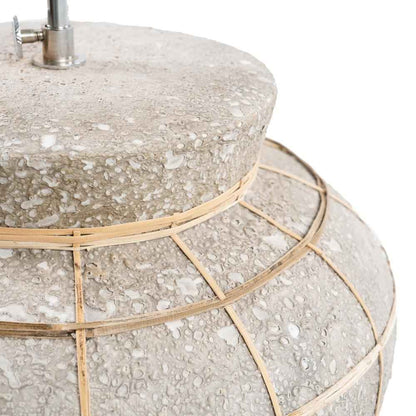 LIPSI TABLE LAMP | NATURAL + CONCRETE