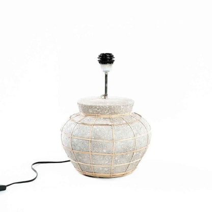 LIPSI TABLE LAMP | NATURAL + CONCRETE