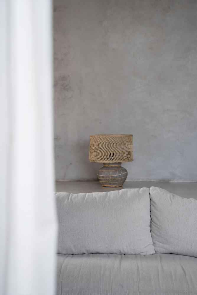 LIPSI TABLE LAMP | NATURAL + CONCRETE