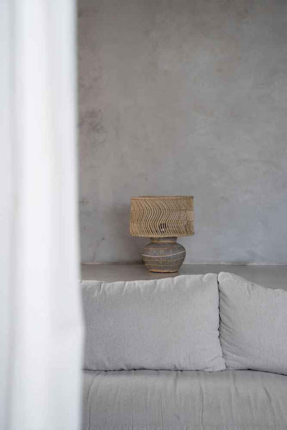 LIPSI TABLE LAMP | NATURAL + CONCRETE