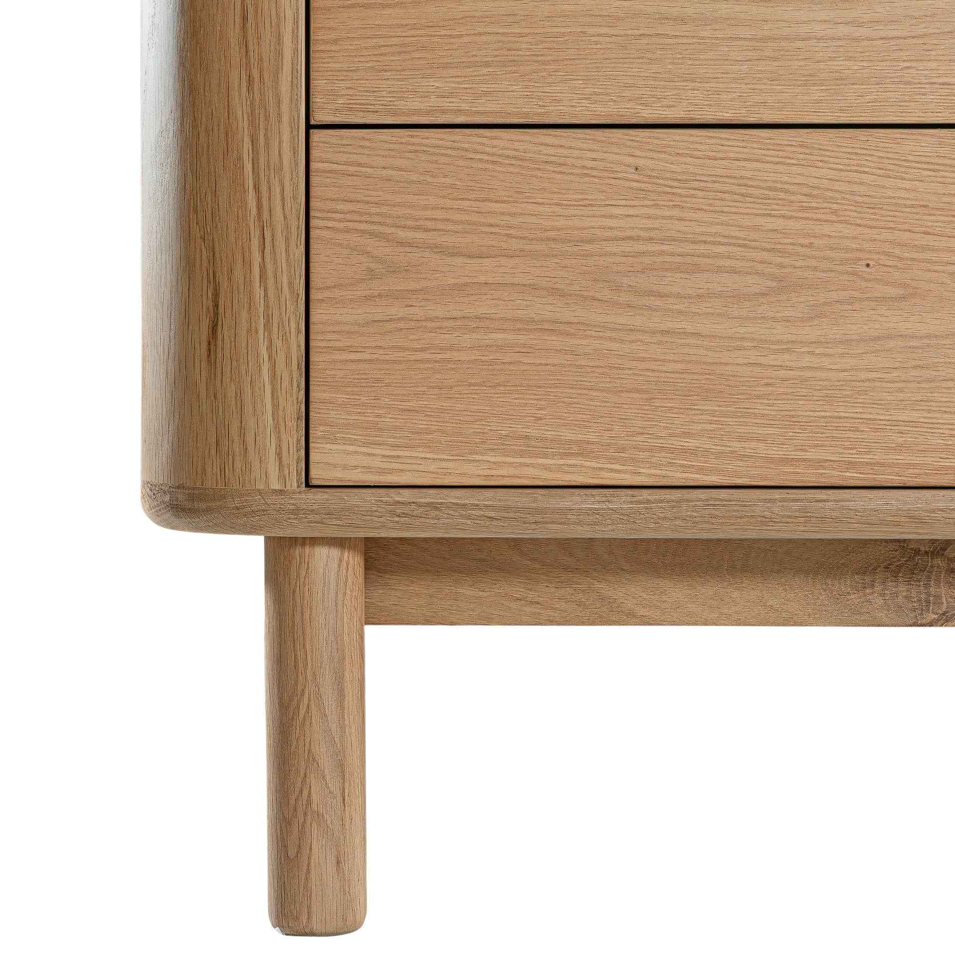 MOLLY (BED)SIDE TABLE | 2-DRAWERS | NATURAL OAK