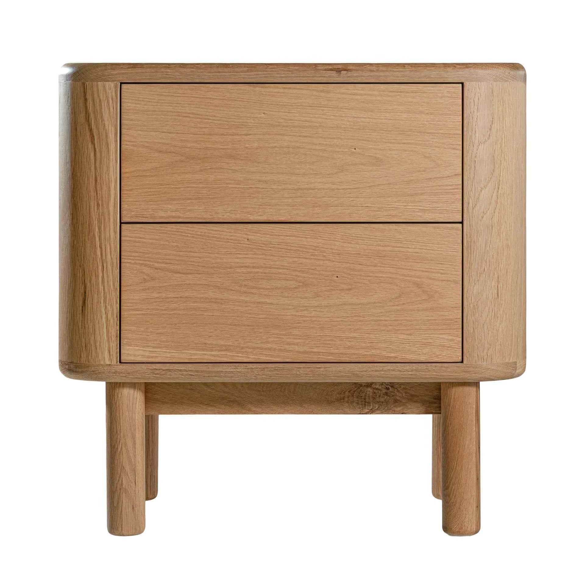 MOLLY (BED)SIDE TABLE | 2-DRAWERS | NATURAL OAK