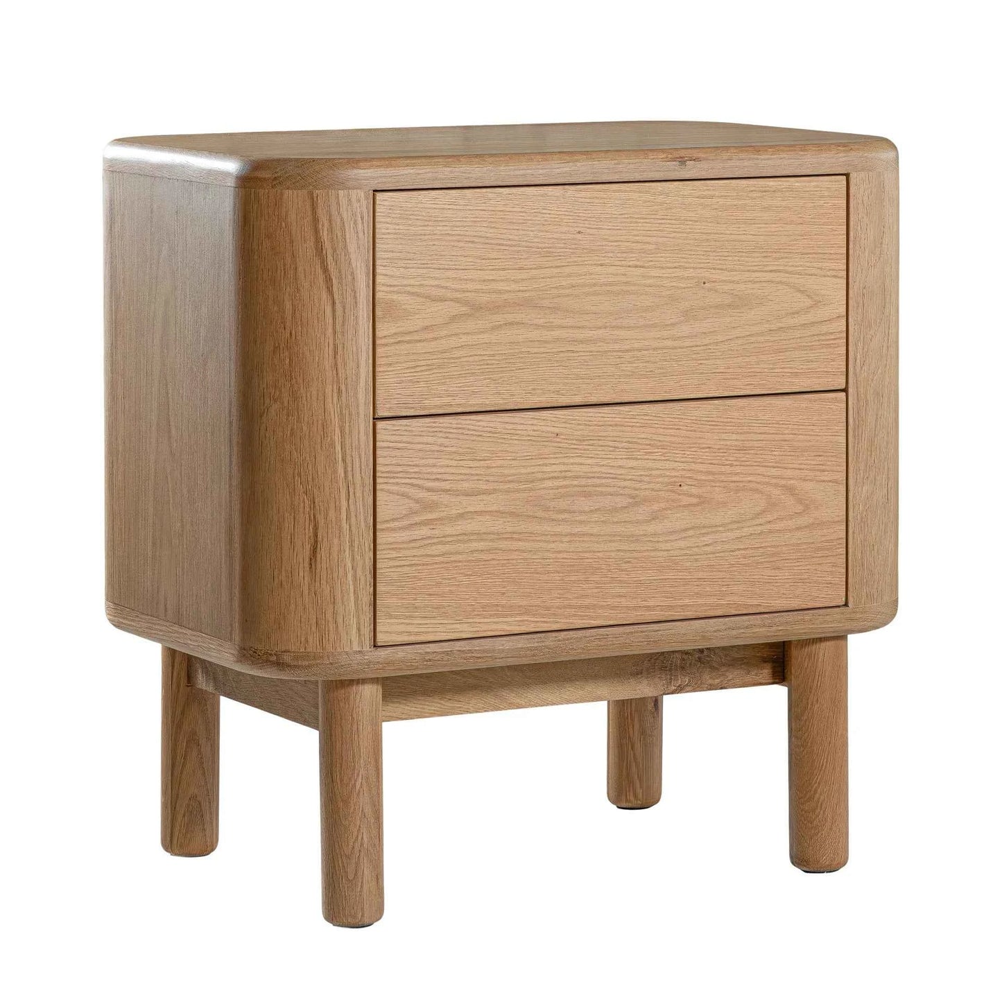 MOLLY (BED)SIDE TABLE | 2-DRAWERS | NATURAL OAK
