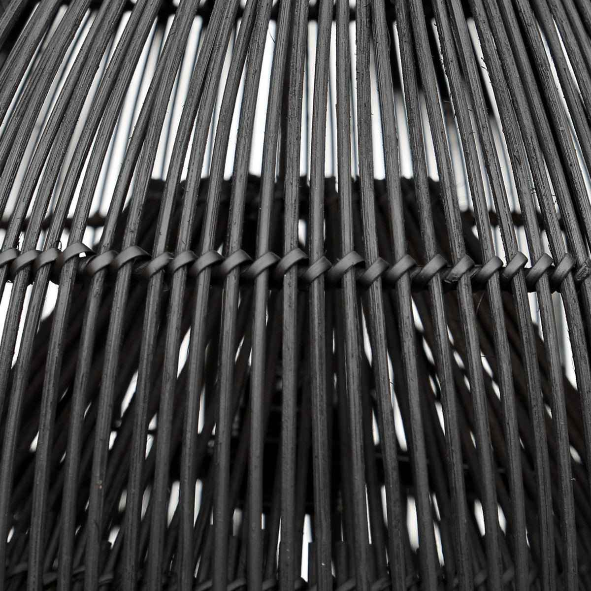 LOBSTER TRAP PENDANT / BLACK RATTAN