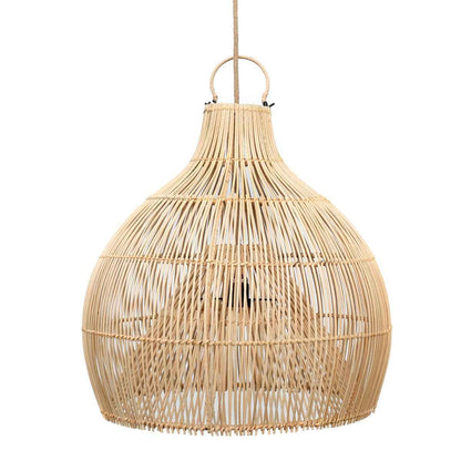 LOBSTER TRAP PENDANT / NATURAL RATTAN