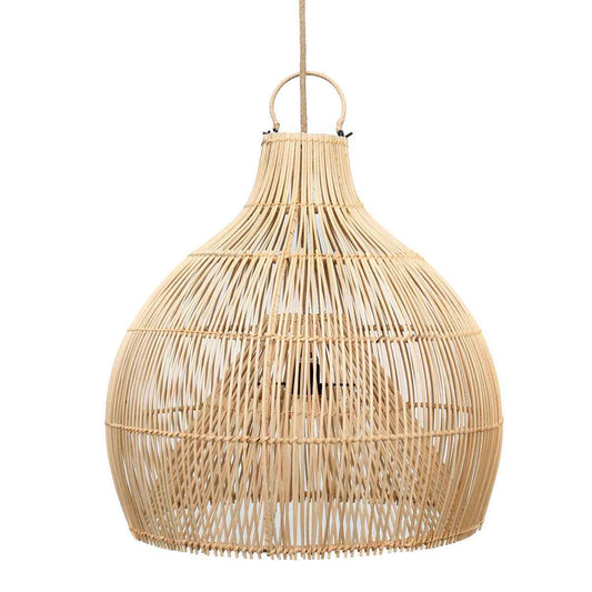 LOBSTER TRAP PENDANT / NATURAL RATTAN