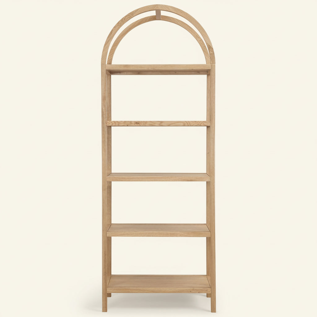 LORNE WHITE OAK BOOKSHELF: NATURAL