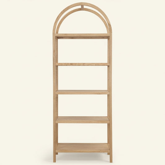 LORNE WHITE OAK BOOKSHELF: NATURAL