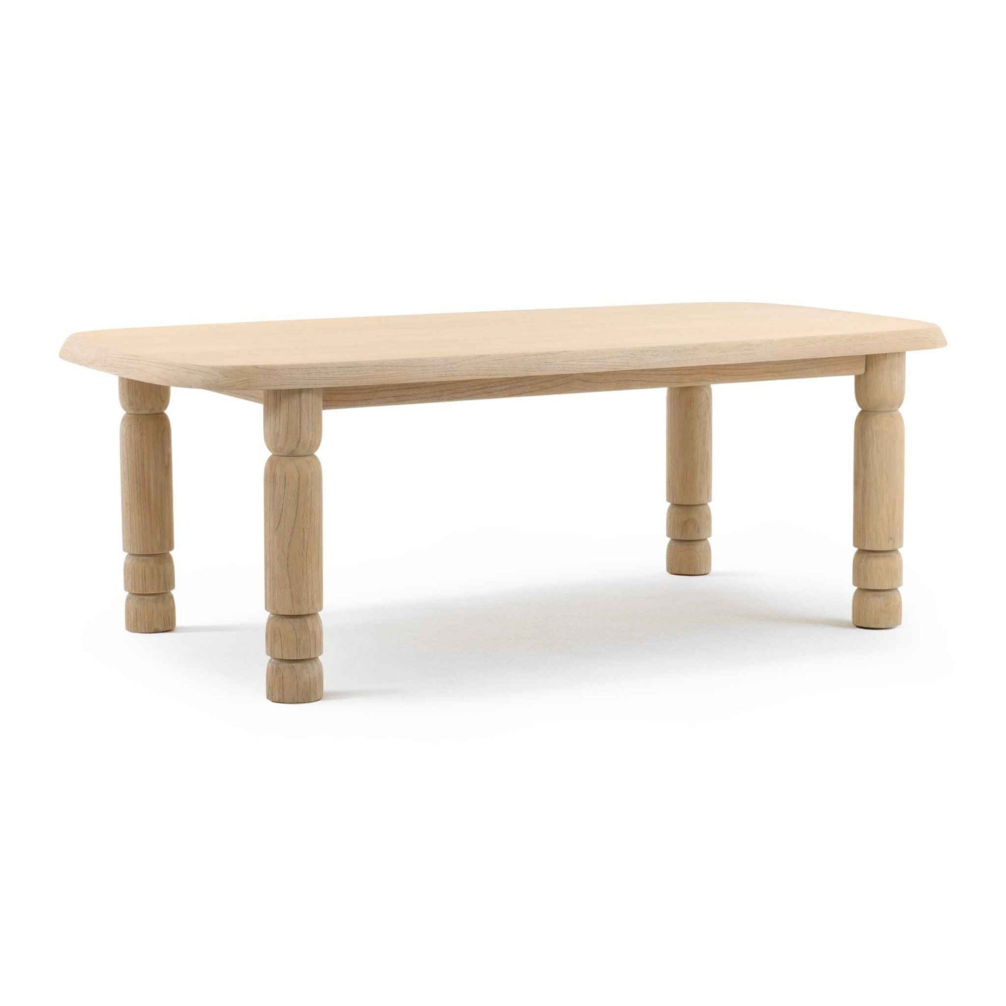 LOUISA LIGHT NATURAL WOOD DINING TABLE