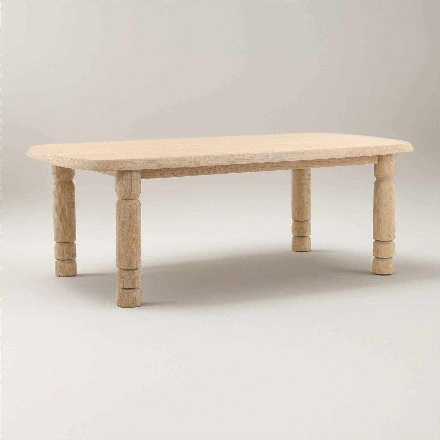 LOUISA LIGHT NATURAL WOOD DINING TABLE