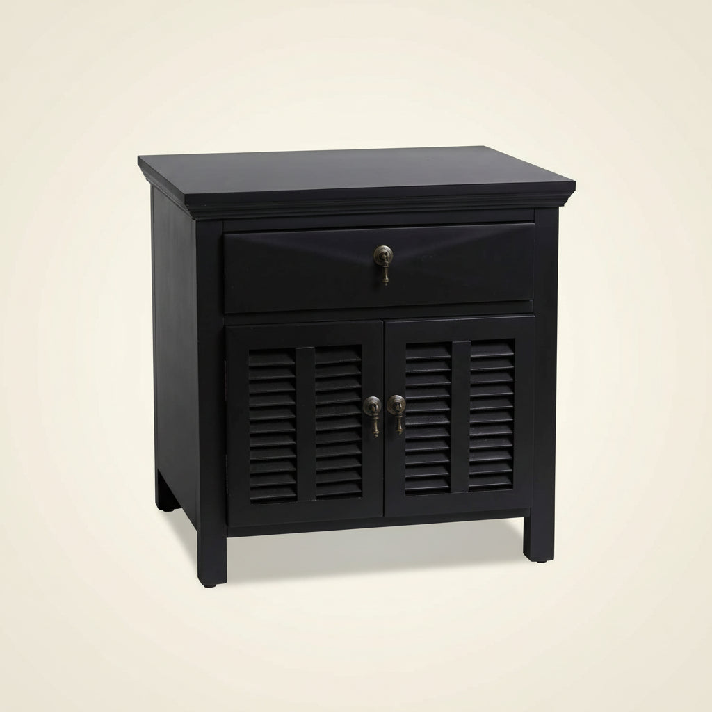 LOUVRE (BED)SIDE TABLE | BLACK