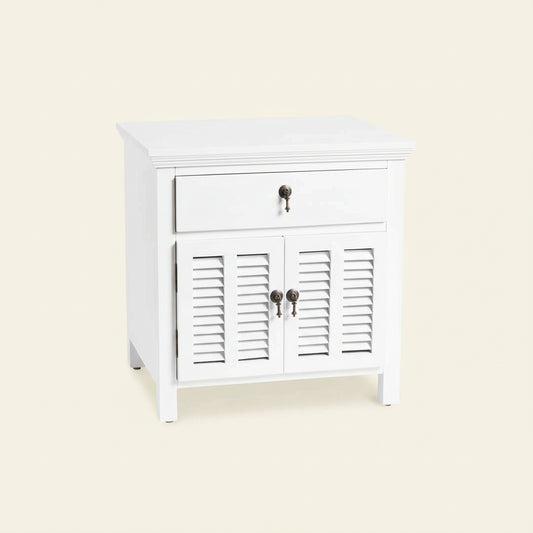 LOUVRE (BED)SIDE TABLE | WHITE