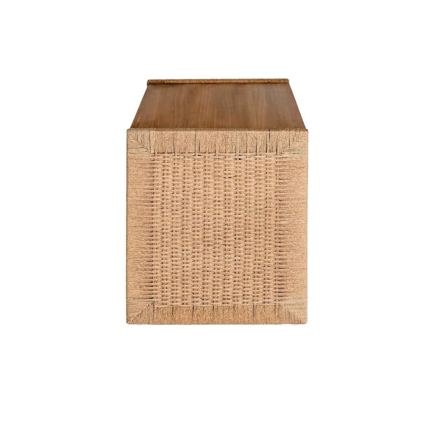 LUCAS (BED)SIDE TABLE | ROPE + RECLAIMED TEAK