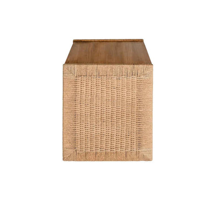 LUCAS (BED)SIDE TABLE | ROPE + RECLAIMED TEAK