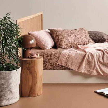 LUCAS ROUND SIDE TABLE - STOOL | NATURAL