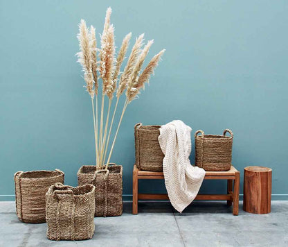 LUCAS ROUND SIDE TABLE - STOOL | NATURAL