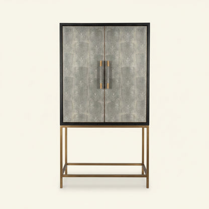 MAKO SHAGREEN TALL BAR CABINET