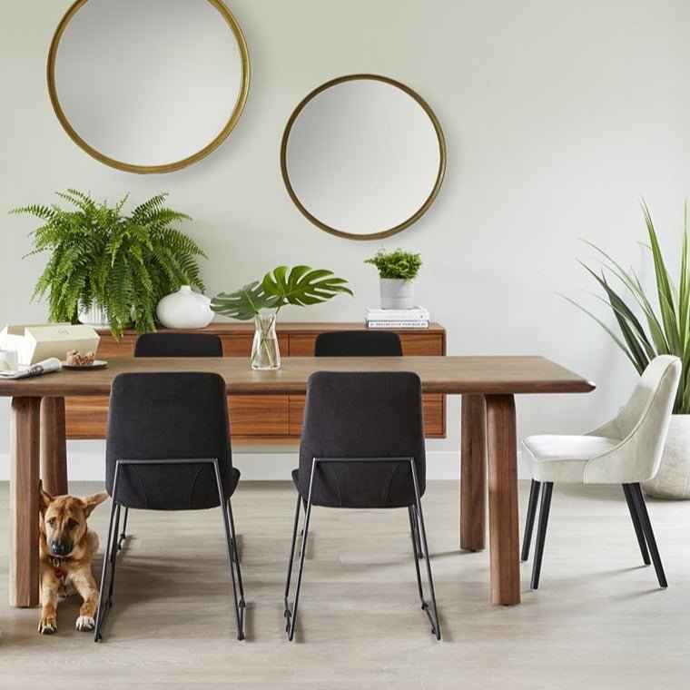 MALIBU WALNUT WOOD DINING TABLE