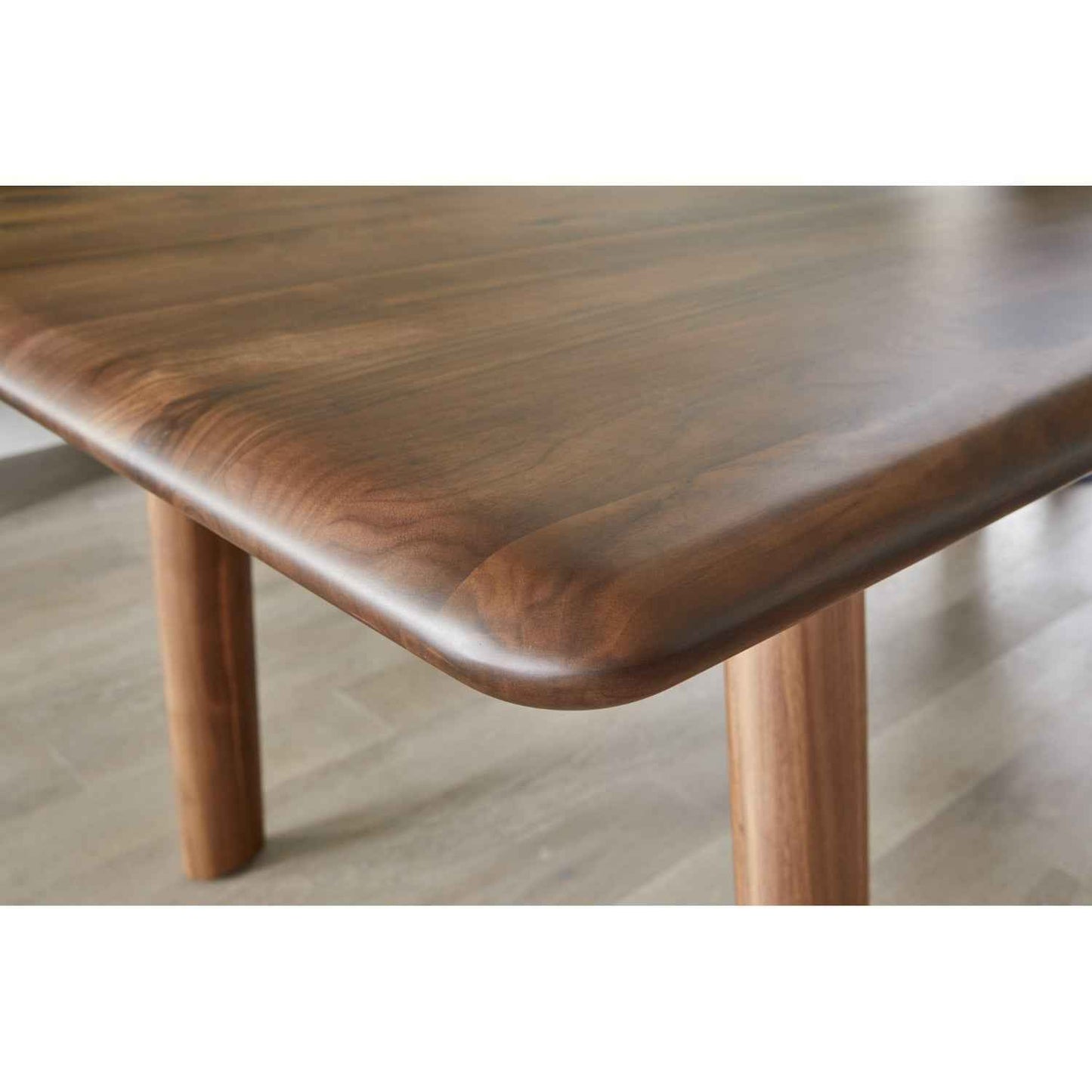 MALIBU WALNUT WOOD DINING TABLE