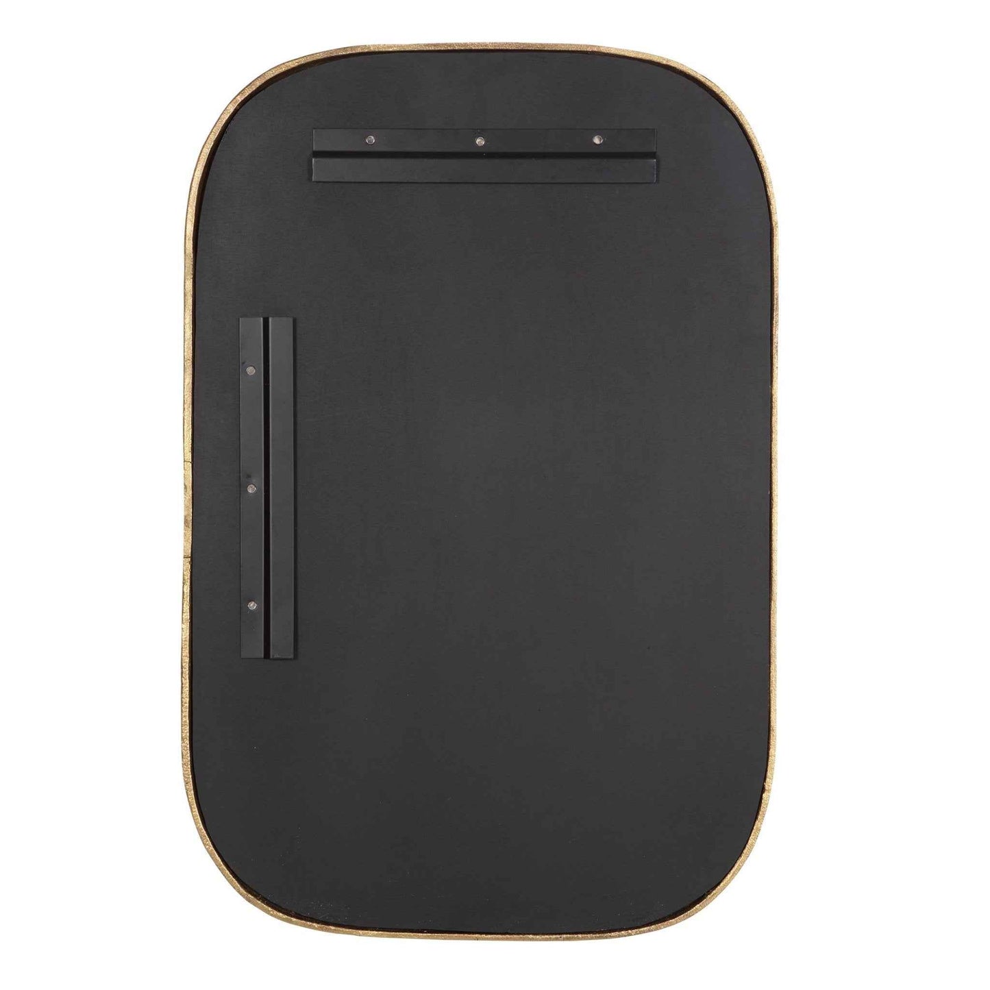 MALONE CAST ALUMINUM BRASS MIRROR